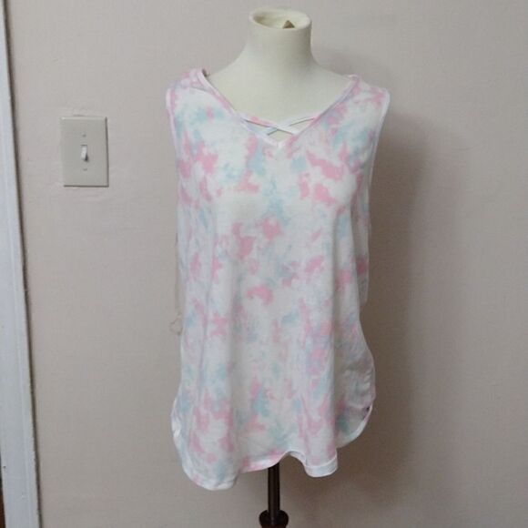 ❤️3/$15❤️ No Boundaries Tye Dye Tank Top Plus sz XL (19) - Picture 1 of 5